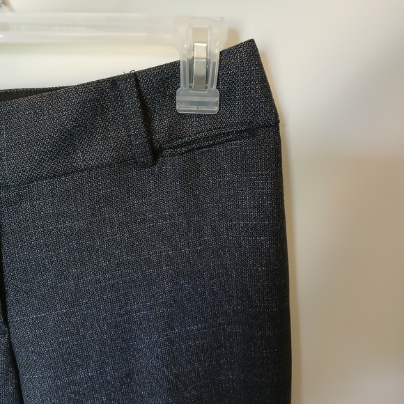 Loft Ann Taylor Womens Julie Trouser Size 4 Color Grey Navy Blue - Picture 6 of 11